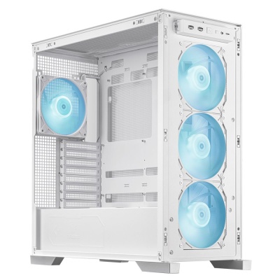 Корпус ASUS TUF GAMING GT302 TG ARGB WHITE/ GT302/ARGB FANS/WHT (90DC00I3-B19000)