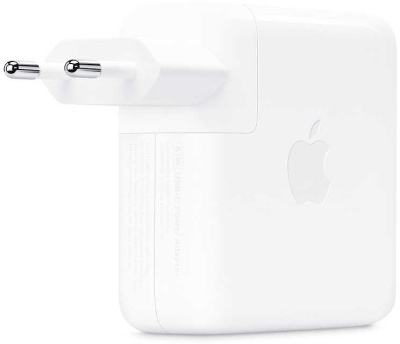 Блок питания Apple USB-C 61W от бытовой электросети
