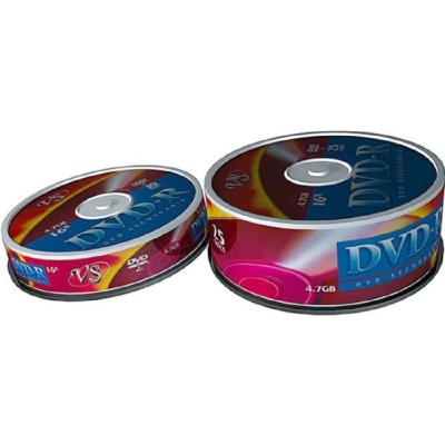 Диски VS DVD+R 4,7 GB 16x Shrink/25 (620526)