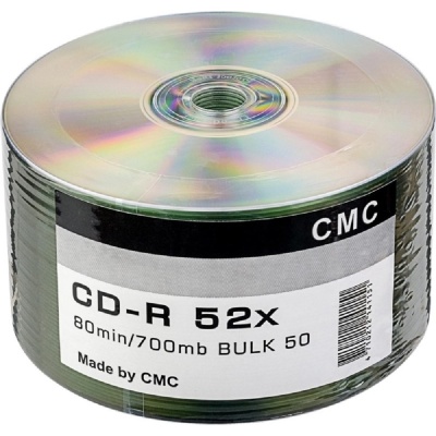 Диск CD-R CMC 700 Mb, 52x, Bulk (50), (50/600)