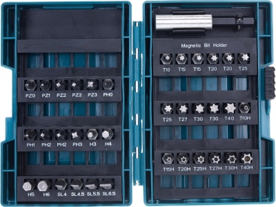 Набор бит Makita B-28606 (37пред.) для шуруповертов