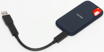 Внешний твердотельный накопитель SanDisk Extreme PRO 4TB Portable SSD - Read/Write Speeds up to 2000MB/s, USB 3.2 Gen 2x2, Forged Aluminum Enclosure, 2-meter drop protection and IP55 resistance