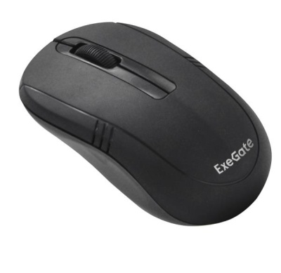 Exegate EX269649RUS Беспроводная мышь Exegate SR-9021 <black, optical, 3btn/scroll, 1000dpi, USB> Color box