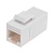 Rexant (02-0108) Адаптер проходной формата Keystone, Jack RJ-45(8P8C), UTP, CAT 6 PRO