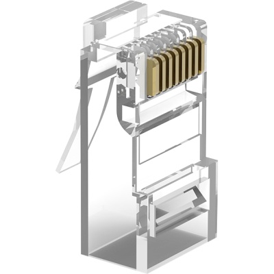 Коннектор Vention RJ45 (8p8c), cat. 5, под витую пару (10шт.) Vention Коннектор Vention RJ45 (8p8c), cat. 5, под витую пару (10шт.) (VBSJT-5U) (VBSJT-5U)