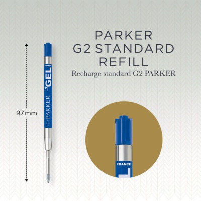 Стержень гелевый Parker Quink GEL Z05 (CW1950346) M синие чернила для ручек шариковых блистер