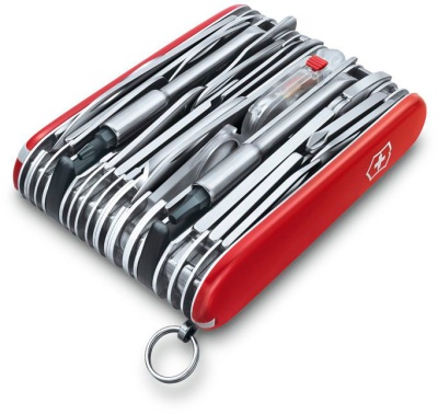 Нож перочинный Victorinox SwissChamp XXL (1.6795.XXL) 91мм 73функц. красный подар.коробка