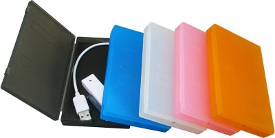 Внешний корпус для HDD/SSD AgeStar SUBCP1 SATA пластик черный 2.5"