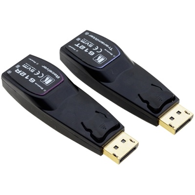 Передатчик и приемник сигнала DisplayPort 1.2 по волоконно-оптическому кабелю; кабель 2LC, многомодовый ОМ3, до 200 м, поддержка 4К60 4:4:4 [94-0006120] Kramer 612R/T