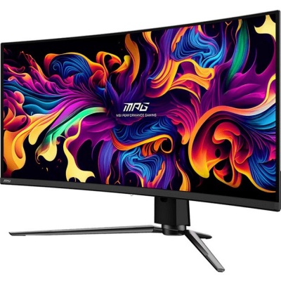 Монитор 34" MSI MPG 341CQPX QD-OLED Black (QD-OLED, 3440x1440, HDMI+HDMI+DP+Type C (90W), USB Hub, 0.03 ms, 178°/178°, 250 cd/m, 1500000:1, 240Hz, Curved 1800R)