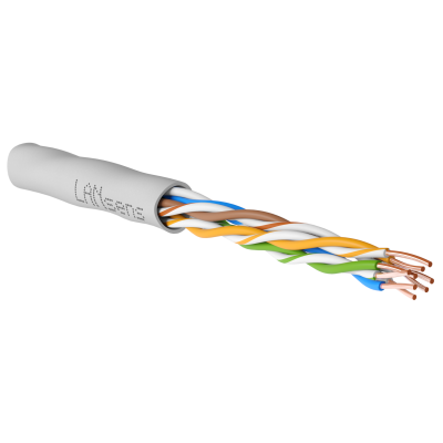 Кабель витая пара LANsens UTP, 4 пары Cat.5e, PVC, indoor, 305м
