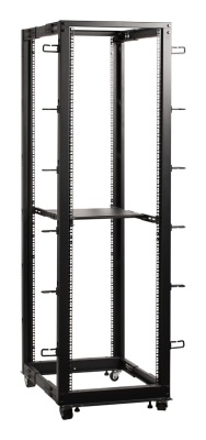 Полка выдвижная Lanmaster TWT-RACK2-S4-ADJ/45 1U нагр.:45кг. 19" черный (упак.:1шт)