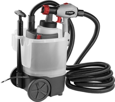 Краскопульт Зубр КПЭ-750 750Вт бак:800мл 800мл/мин