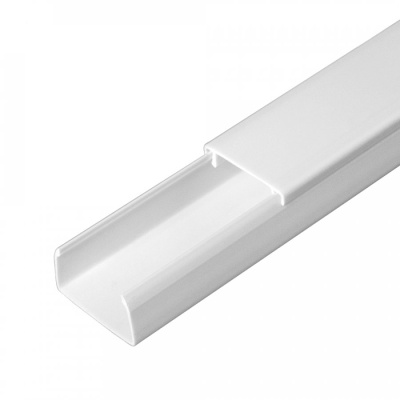 Кабель-канал белый 2-й замок в п/э 25х16 мм