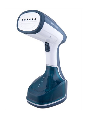 Отпариватель ручной Kitfort KT-916-1 1000Вт синий/белый