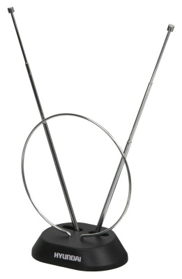 Антенна телевизионная Hyundai H-TAI100 3дБ пассивная черный