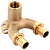 Угольник REHAU настенный ВР 20/20-1/2" RX+ длинный , бронза