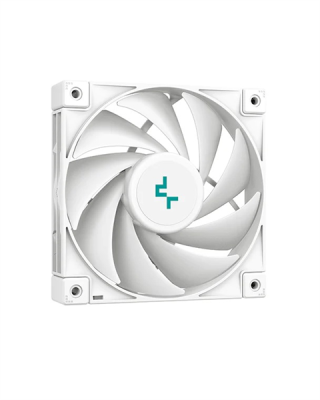 Кулер для процессора DEEPCOOL AK400 WH LGA1700/1200/115X/AM5/AM4 (18шт/кор, TDP 260W, PWM, Fan 120mm, 4 тепл. Трубки, белый) RET (AK400 WH)