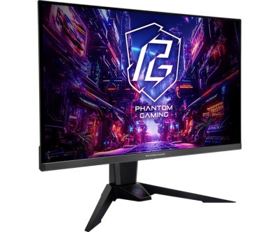 Монитор ASROCK 27" PGO27QFV OLED 2560x1440 0,03 ms GTG 250cd 360Hz HDR 400 VESA HAS Tilt HDMI*2 DP HAS Swivel Pivot Type C MM black
