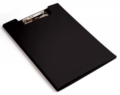 Папка клип-борд Бюрократ -PD602BLCK A4 пластик 1.2мм черный