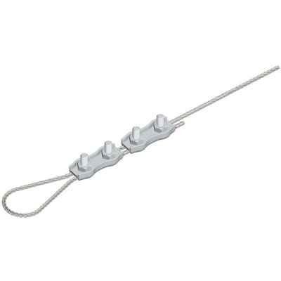 Зажим для троса двойной Duplex (4мм) EKF zdtd-4