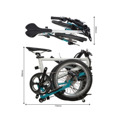 IVE 18inch, 10speed, Turquoise