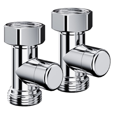 Набор нижнего подключения Royal Thermo Design прямой раздельный 3/4х3/4ЕК (хром)