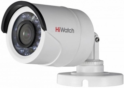 Камера видеонаблюдения Hikvision HiWatch DS-T200P 6-6мм HD-TVI цветная корп.:белый