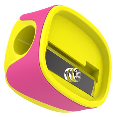 Точилка для карандашей ручная Deli ER00903 U-touch 1 отверстие пластик/резина ассорти туба