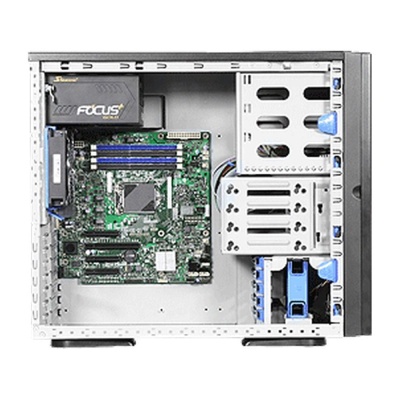 SR20966H04*14649 Chassis. w/o HDD Cage, USB3.0, Rackable,1x SR20966 Front Bezel, Silver/Black,1x 120mm Fan, PWM, T25, Two Ball Bearing, L650mm, 2600RPM with finger guard, Rear(AVC),1x 120mm Fan Holder, Blue,1x Metal Key Lock (on rear panel)