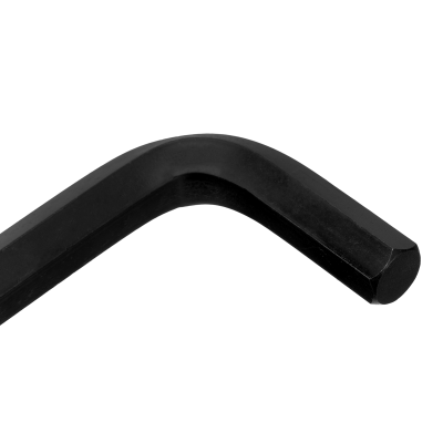 Набор ключей имбусовых HEX, 2,0–12 мм, CrV, 9 шт., короткие, оксидированные