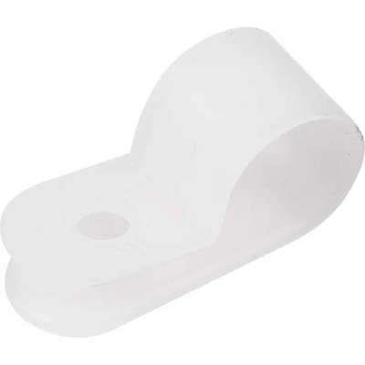 Rexant (07-4409) Скоба под винт 9мм, белая (50 шт/уп)