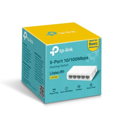 Коммутатор TP-Link LS1005 5x100Mb неуправляемый