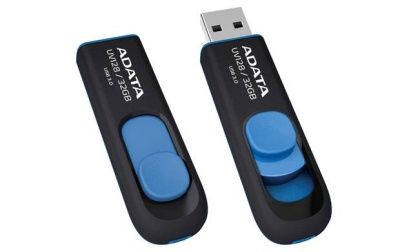 Флеш накопитель 32GB A-DATA UV128, USB 3.2, черный/синий
