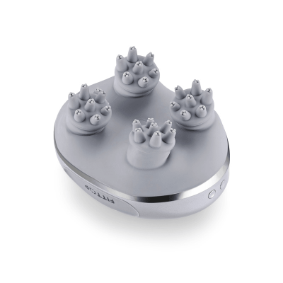 Умный вибромассажер для головы FITTOP M-Hand, серый