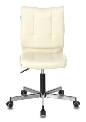 Кресло Бюрократ CH-330M бежевый Orion-10 искусственная кожа крестовина металл хром