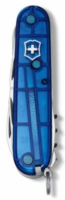 Нож перочинный Victorinox Climber (1.3703.T2) 91мм 14функций синий полупрозрачный карт.коробка