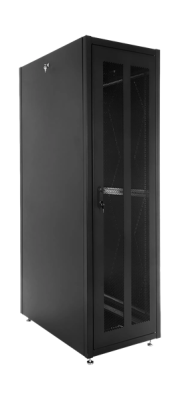 ЦМО Шкаф телекоммуникационный напольный ЭКОНОМ 48U (800 ? 1000) дверь перфорированная 2 шт., цвет черный