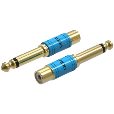 Переходник Vention jack 6.35 mm M/RCA F Vention Переходник Vention Jack 6.35 mm M/RCA F (VDD-C03) (VDD-C03)