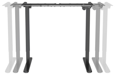 Подстолье Cactus CS-EDF-BK каркас черный