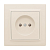 EKF ERR10-022-200 Розетка 1-мест. СП б/з 10 А с защ. штор. бежевый Минск EKF