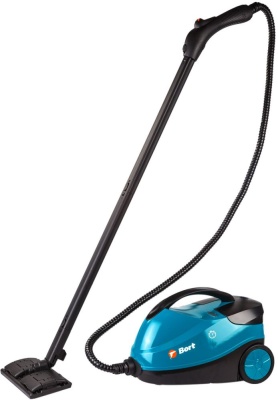Пароочиститель напольный Bort BDR-2300-R 2100Вт бирюзовый/черный