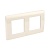 Dkc 75012O Рамка на 2 + 2 модуля (двухместная), слоновая кость, RAL 9001
