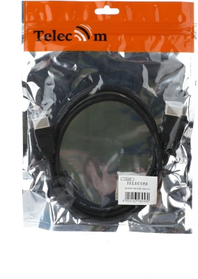 Кабель HDMI-19M --- HDMI-19M ver 2.0+3D/Ethernet ,1m Telecom <TCG200-1M> VCOM Telecom HDMI (m) - HDMI (m) 1м (TCG200-1M)
