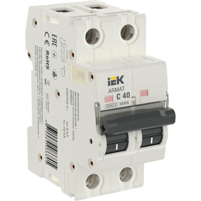 IEK AR-M06N-2-C040 ARMAT Авт. выкл. M06N 2P C 40А