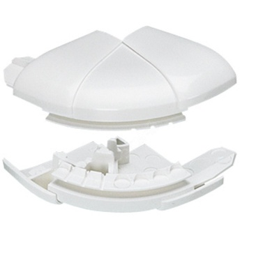 Угол внешний для короба изменяемый 80x50мм 60-120 Legrand 010622 белый