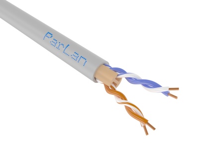Кабель(провод) ParLan U/UTP Cat5e PVCLS нг(A)-FRLS 2х2х0.52 Паритет 119259