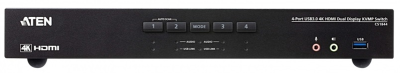 Квм переключатель ATEN 4-Port USB3.0 4K HDMI Dual Display KVMP Switch (CS1844-AT-G)