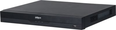 DAHUA DHI-NVR5216-8P-EI 16-канальный IP-видеорегистратор c PoE, 4K, H.265+, видеоаналитика, входящий поток до 384Мбит/с, 2 SATA III до 16Тбайт