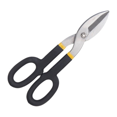 Режущий инструмент (пилы, ножовки, ножи, ножницы) Deli Ножницы по металлу прямые Deli DL25910 270мм, высокоуглеродистая сталь 55, для резки холоднокатаного листа толщиной до 0,9 мм и листа из нержавеющей стали толщиной до 0,6 мм